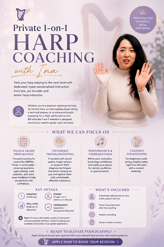 Private 1-on-1 Harp Coaching