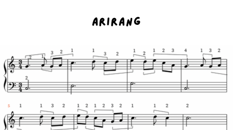 Arirang - Korean Traditional Folk Song (Level 1)