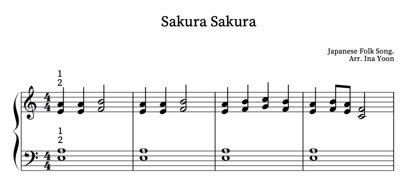 Sakura Sakura (Level 1)
